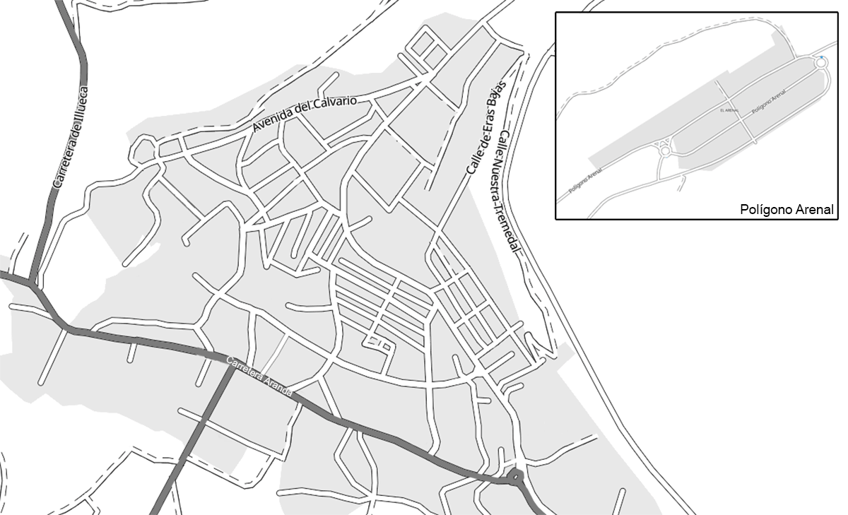 mapa Illueca